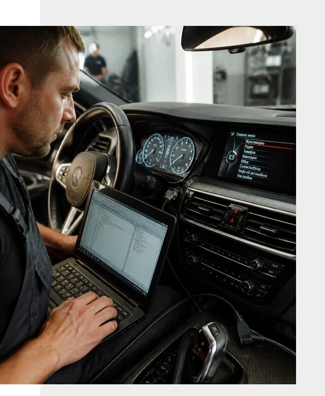 Русификация приборной панели BMW для авто в Белгороде от компании