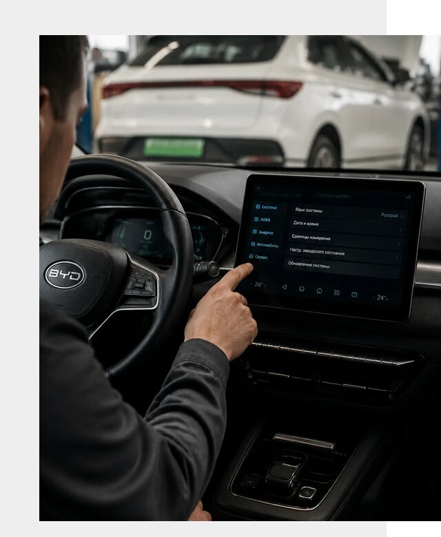 Русификация BYD E2 в Белгороде от 15477 р. | ФастМобиль-Блг под ключ