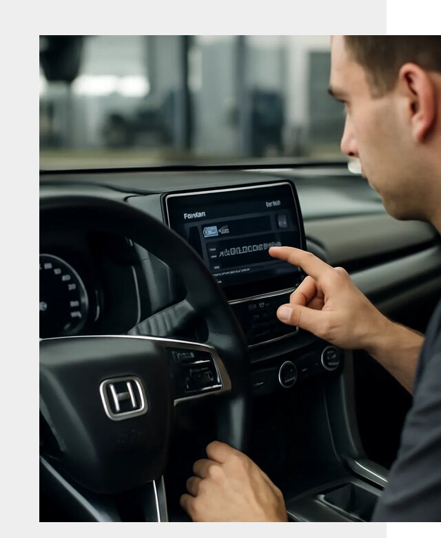 Русификация панели приборов Honda в Белгороде по цене 5194 ФастМобиль-Блг